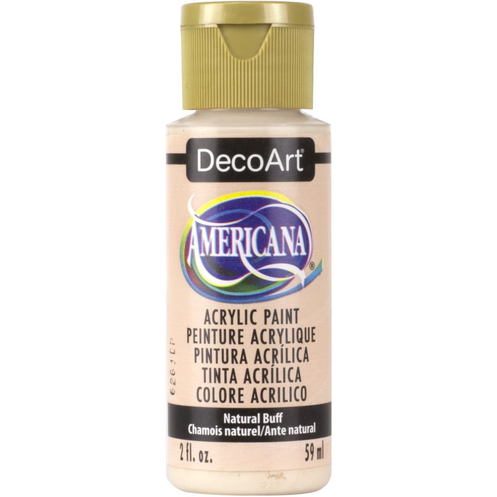 DecoArt Americana Matte Acrylic Paint - 59 ML (2 Oz) Bottle - Natural Buff (311)