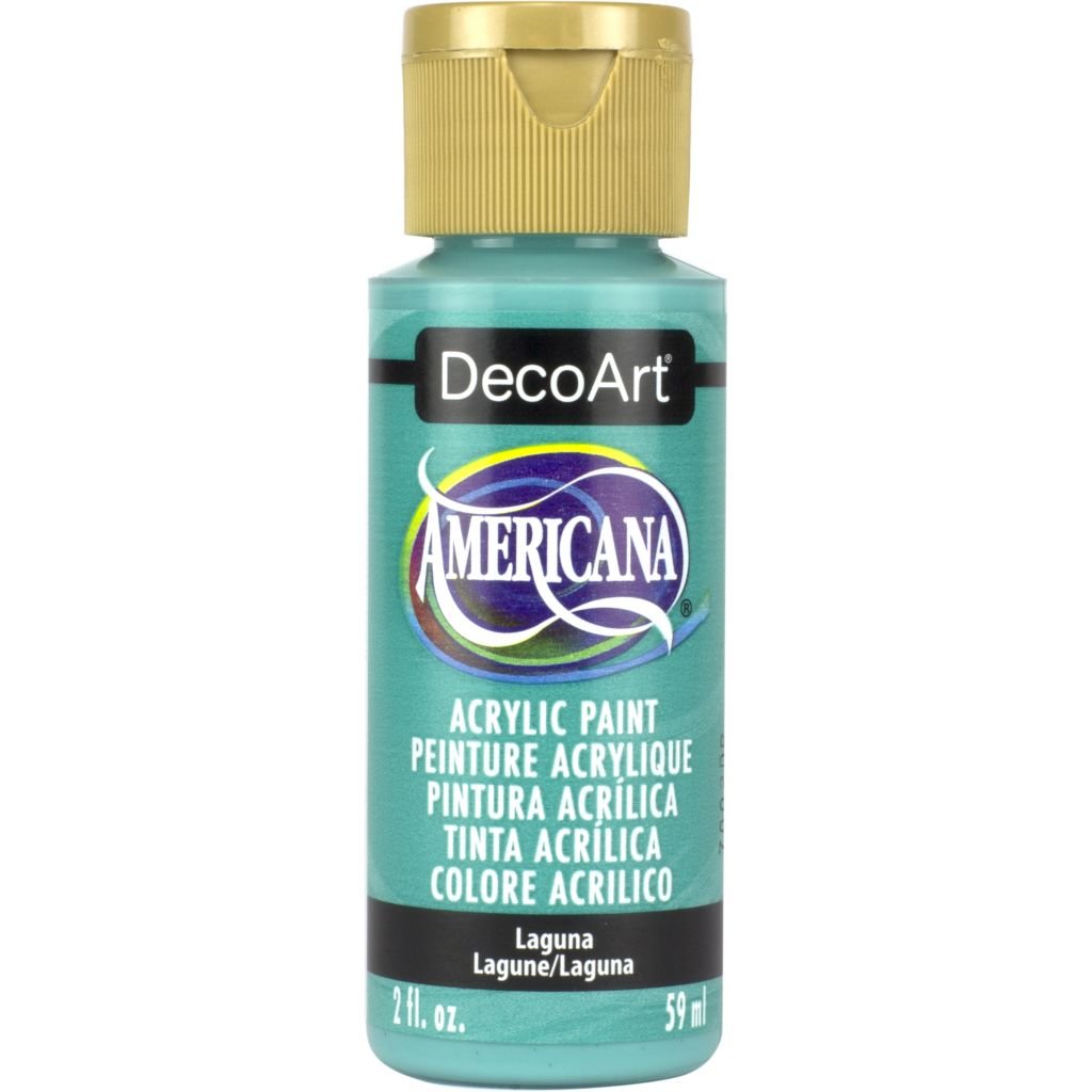 DecoArt Americana Matte Acrylic Paint - 59 ML (2 Oz) Bottle - Laguna (350)