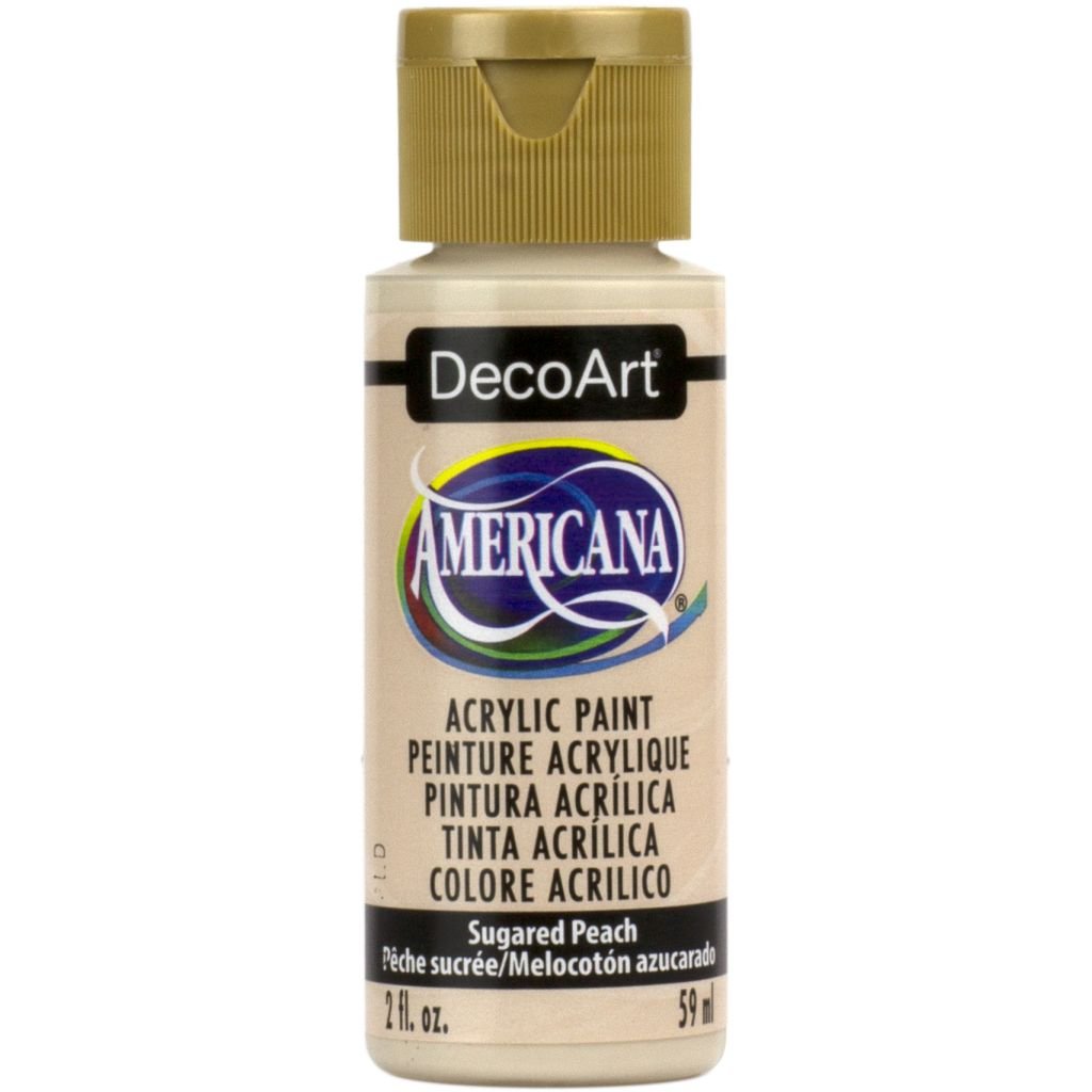 DecoArt Americana Matte Acrylic Paint - 59 ML (2 Oz) Bottle - Sugared Peach (354)