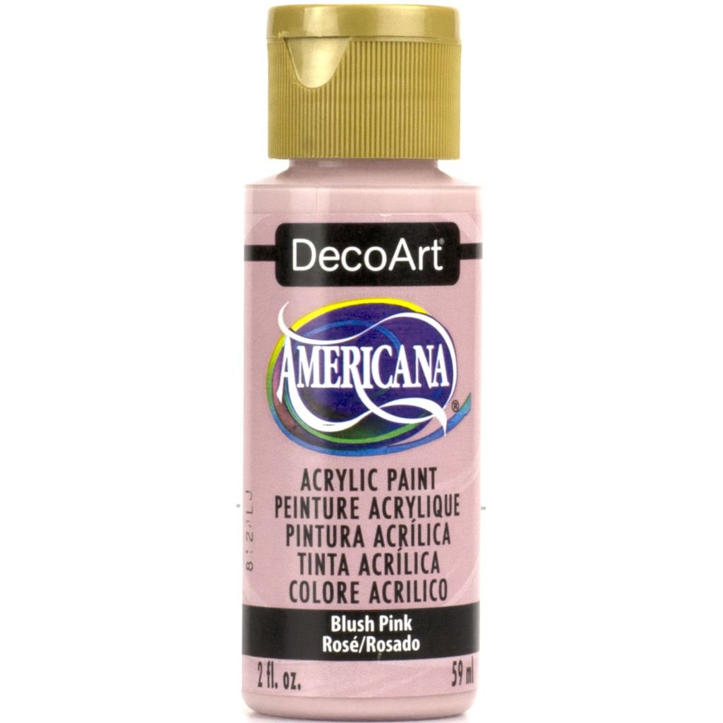 DecoArt Americana Matte Acrylic Paint - 59 ML (2 Oz) Bottle - Blush Pink (355)