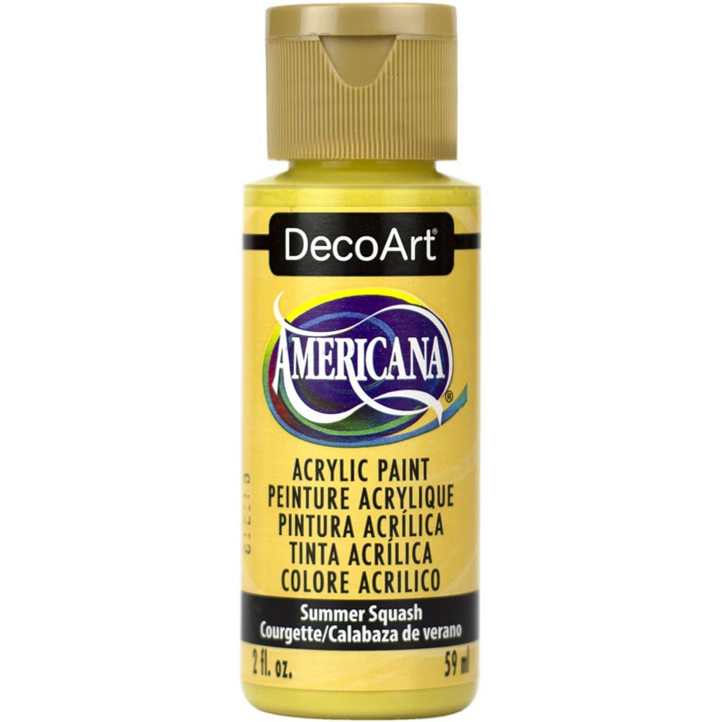 DecoArt Americana Matte Acrylic Paint - 59 ML (2 Oz) Bottle - Summer Squash (363)
