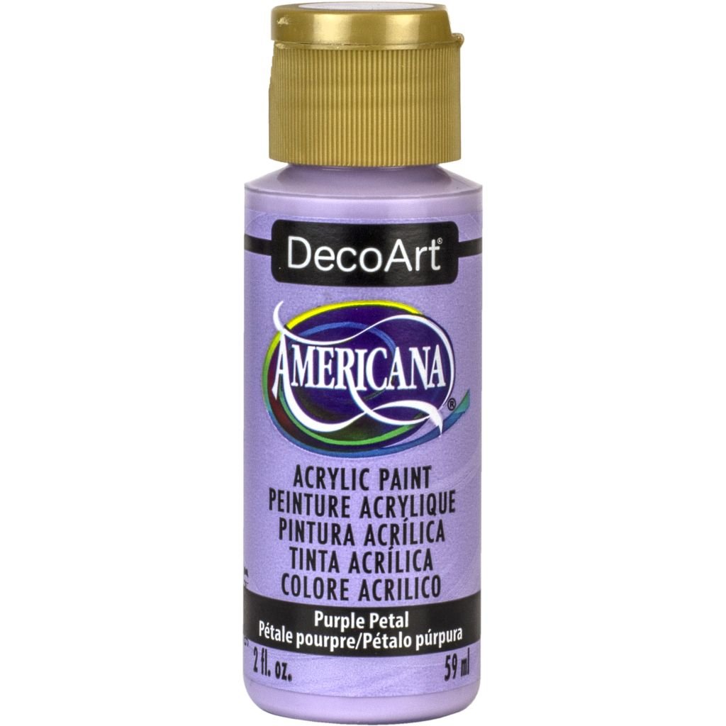 DecoArt Americana Matte Acrylic Paint - 59 ML (2 Oz) Bottle - Purple Petal  (378)