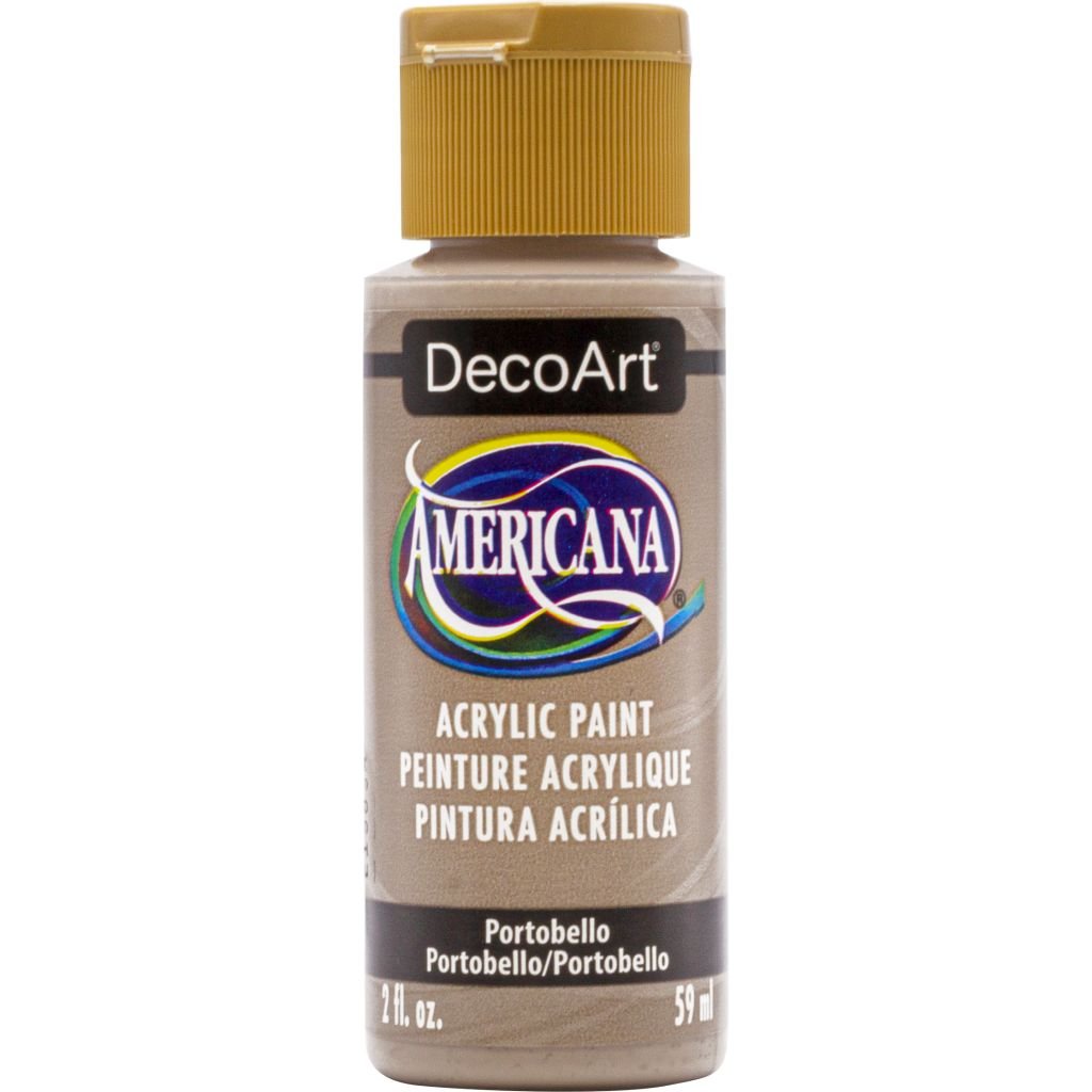 DecoArt Americana Matte Acrylic Paint - 59 ML (2 Oz) Bottle - Portobello (411)