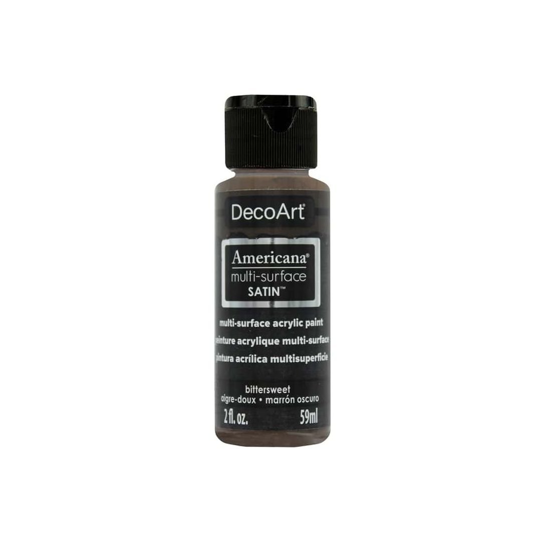 DecoArt Americana Multi Surface Satin Acrylic Paint - 59 ML (2 Oz) - Bittersweet (547)