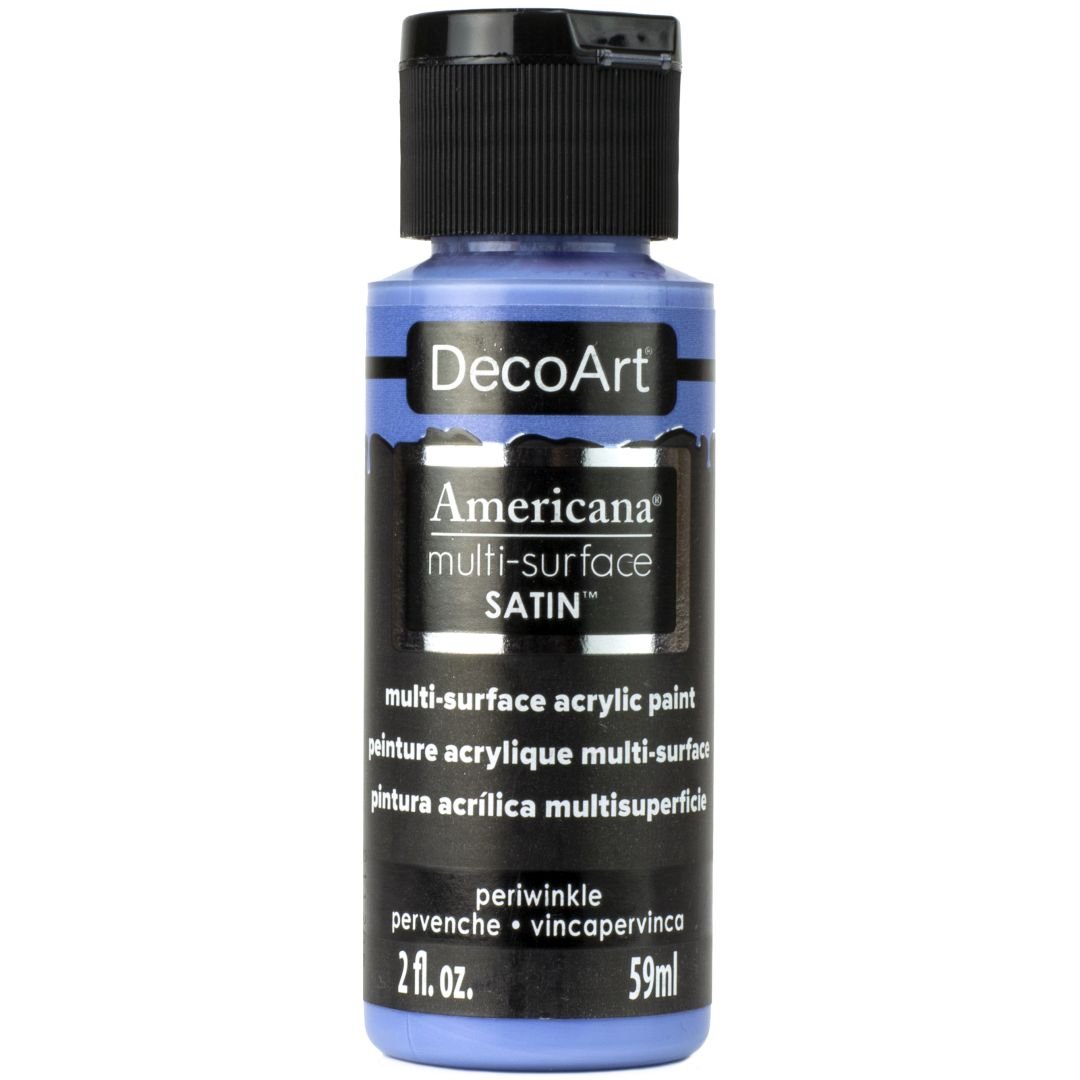 DecoArt Americana Multi Surface Satin Acrylic Paint - 59 ML (2 Oz) - Periwinkle (581)
