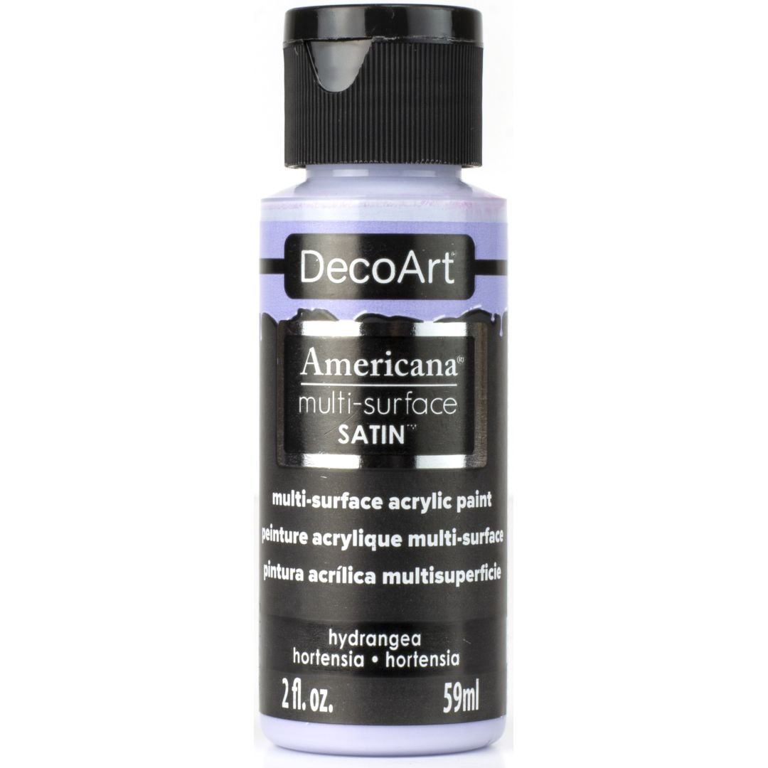 DecoArt Americana Multi Surface Satin Acrylic Paint - 59 ML (2 Oz) - Hydrangea (584)