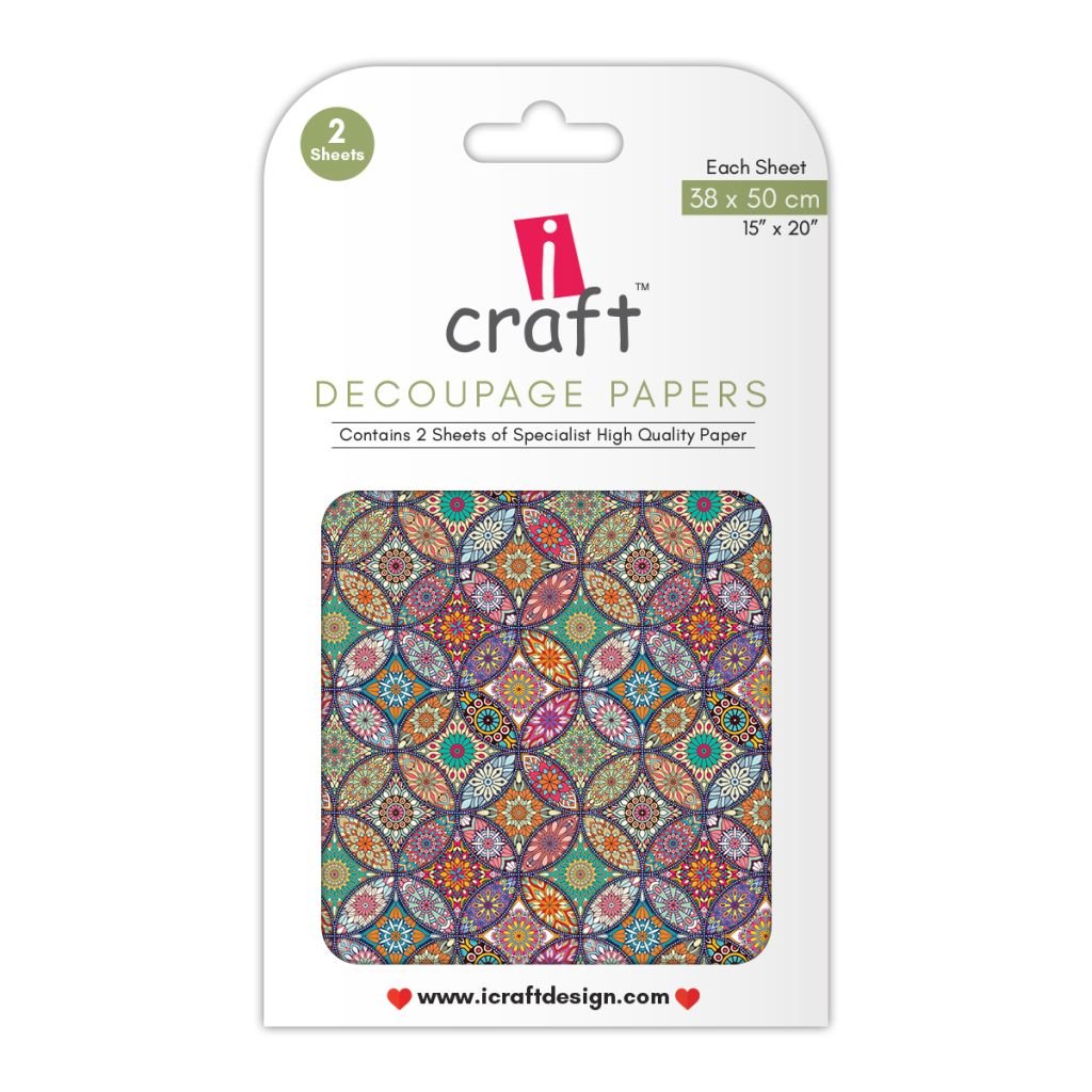 iCraft Decoupage Paper - Typically Indian 15 x 20