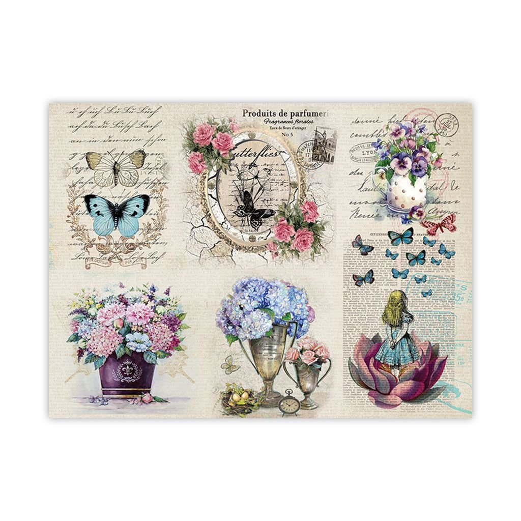 iCraft Decoupage Paper - Floral Farms 15 x 20