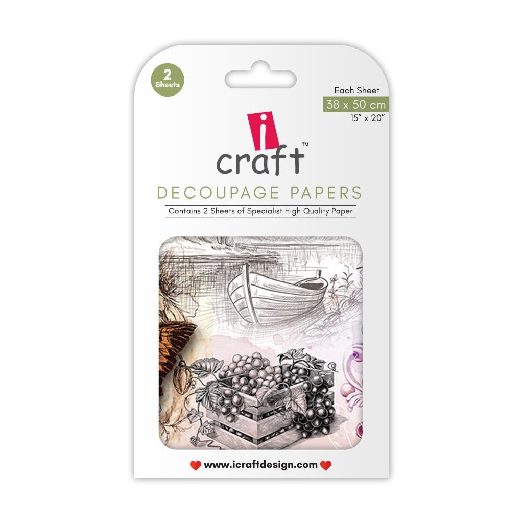 iCraft Decoupage Paper - Ornate Beauty 15 x 20