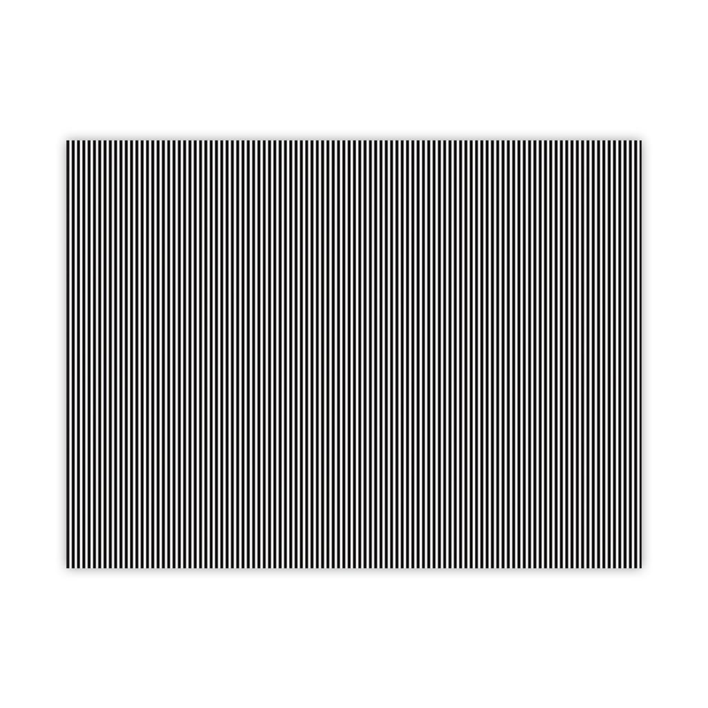 iCraft Decoupage Paper - Black & White Stripes 15 x 20