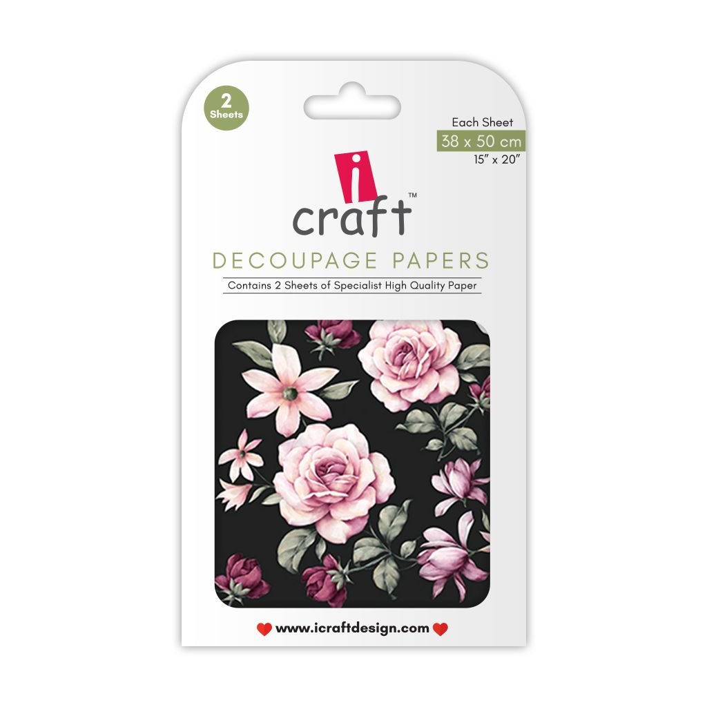iCraft Decoupage Paper - The Rose World 15 x 20