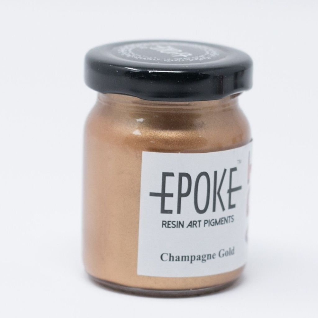 Epoke Art Epoxy Metallic Gel - 75 GM Bottle - Champagne Gold 