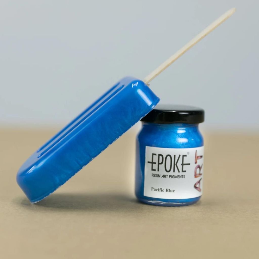 Epoke Art Epoxy Metallic Gel - 75 GM Bottle - Pacific Blue 