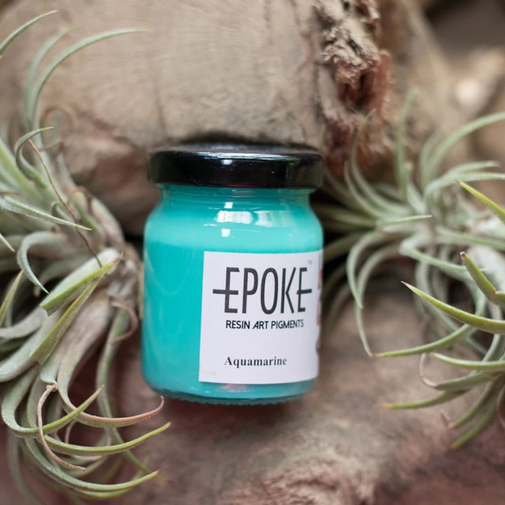 Epoke Art Epoxy Pigments Paste - 75 GM Bottle - Aquamarine (Opaque)
