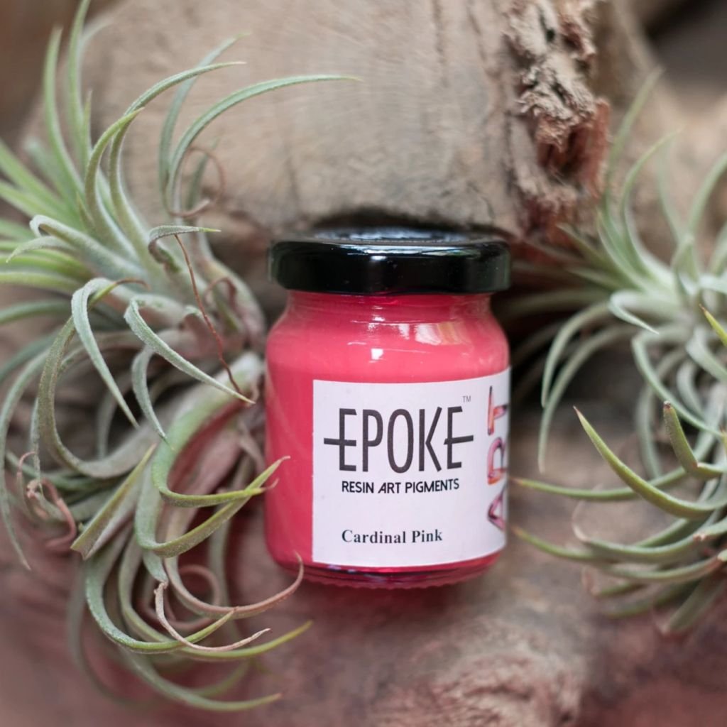 Epoke Art Epoxy Pigments Paste - 75 GM Bottle - Cardinal Pink (Opaque)