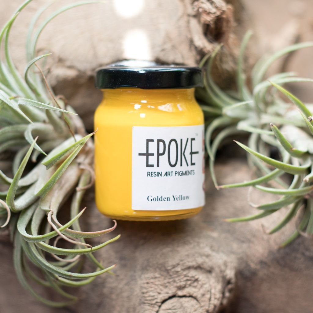 Epoke Art Epoxy Pigments Paste - 75 GM Bottle - Golden Yellow (Opaque)