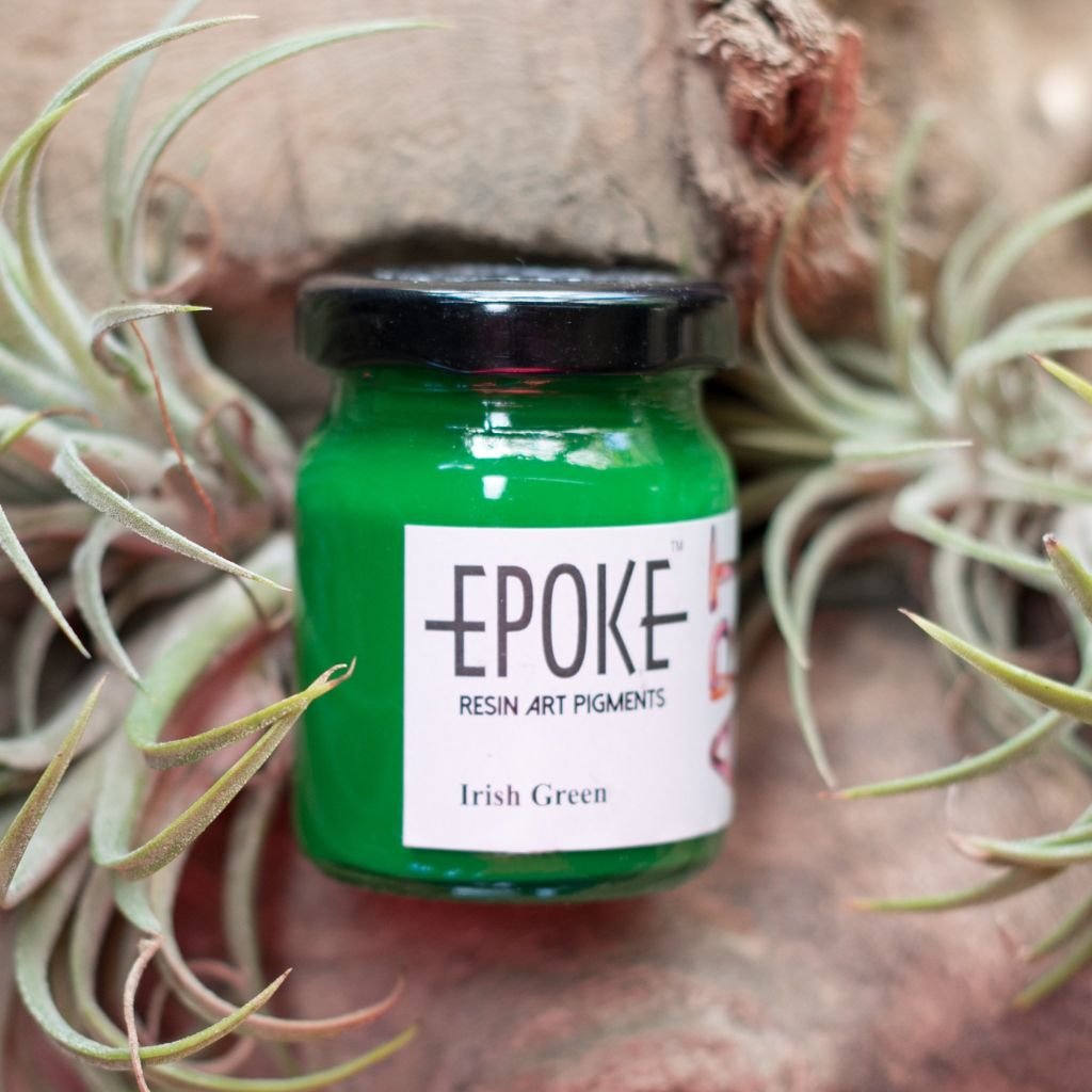 Epoke Art Epoxy Pigments Paste - 75 GM Bottle - Irish Green (Opaque)