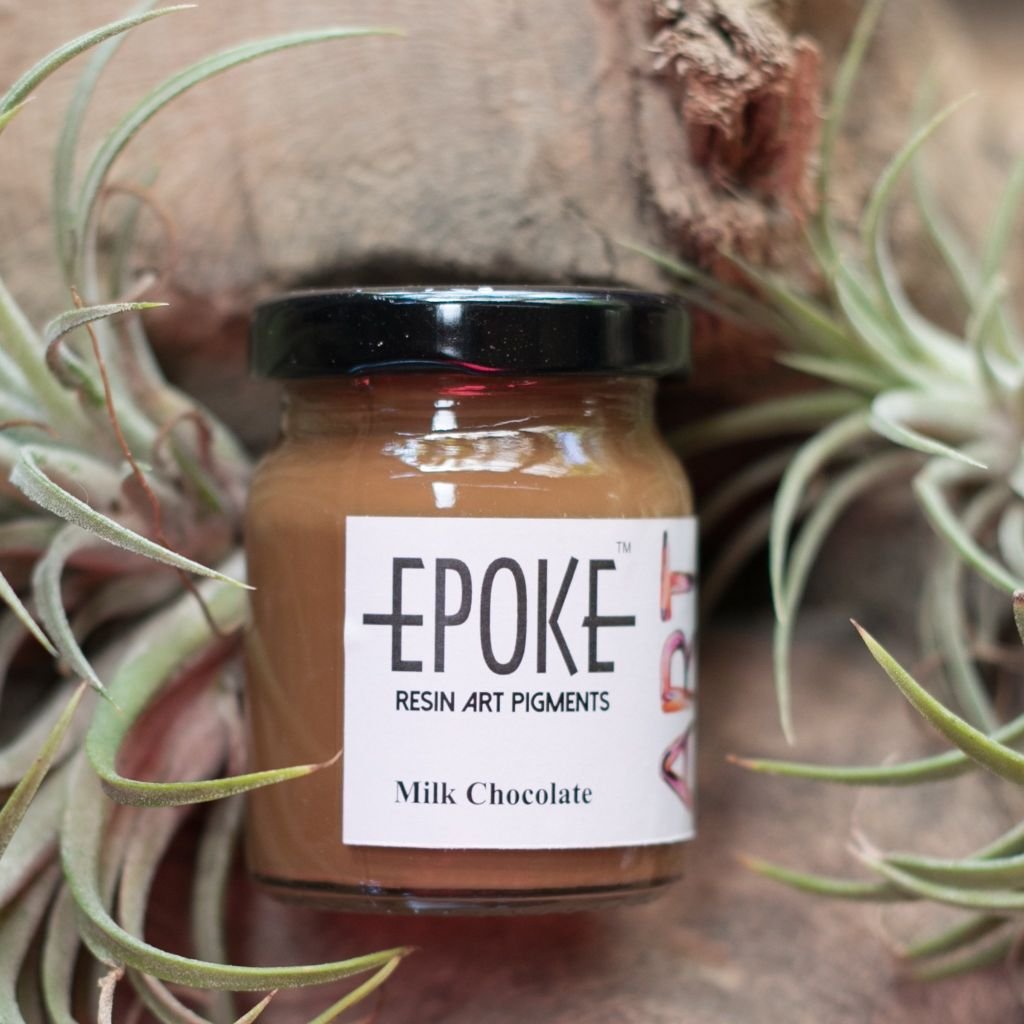 Epoke Art Epoxy Pigments Paste - 75 GM Bottle - Milk Chocolate 