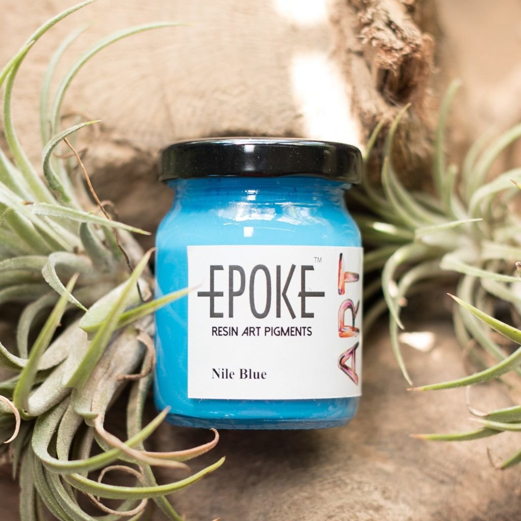 Epoke Art Epoxy Pigments Paste - 75 GM Bottle - Nile Blue (Opaque)