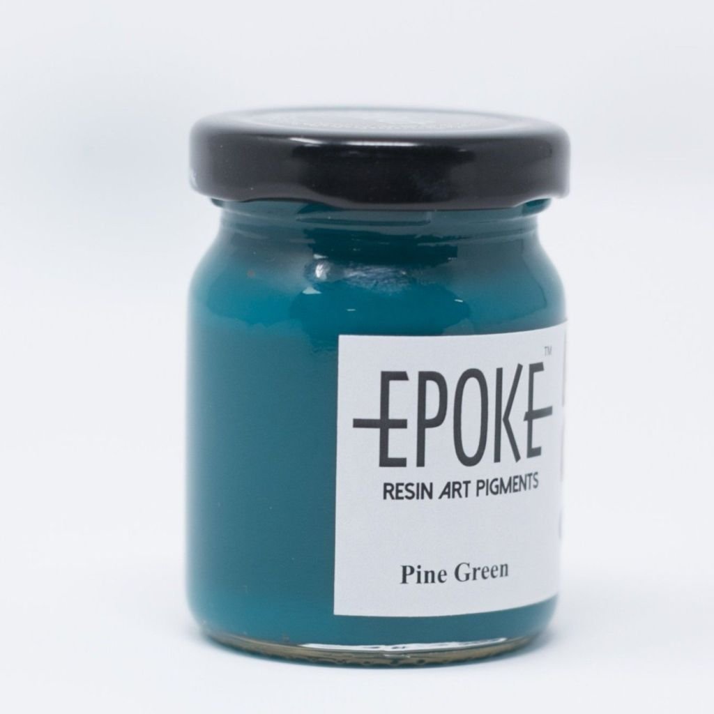 Epoke Art Epoxy Pigments Paste - 75 GM Bottle - Pine Green (Opaque)
