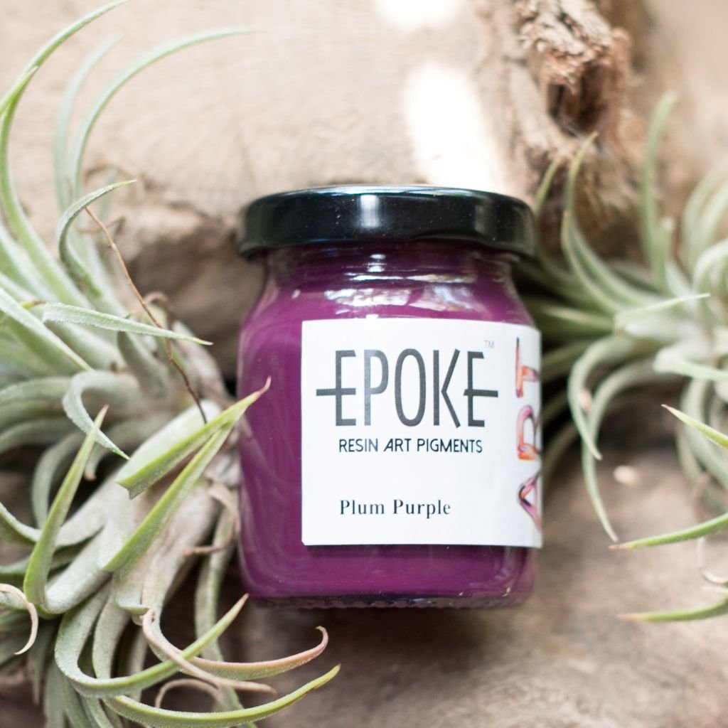Epoke Art Epoxy Pigments Paste - 70 GM Bottle - Plum Purple 