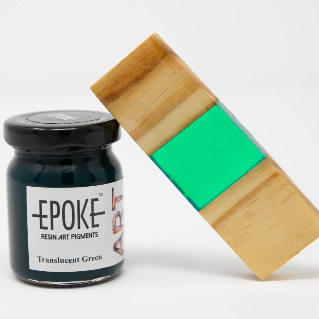 Epoke Art Epoxy Pigments Paste - 70 GM Bottle - Translucent Green 