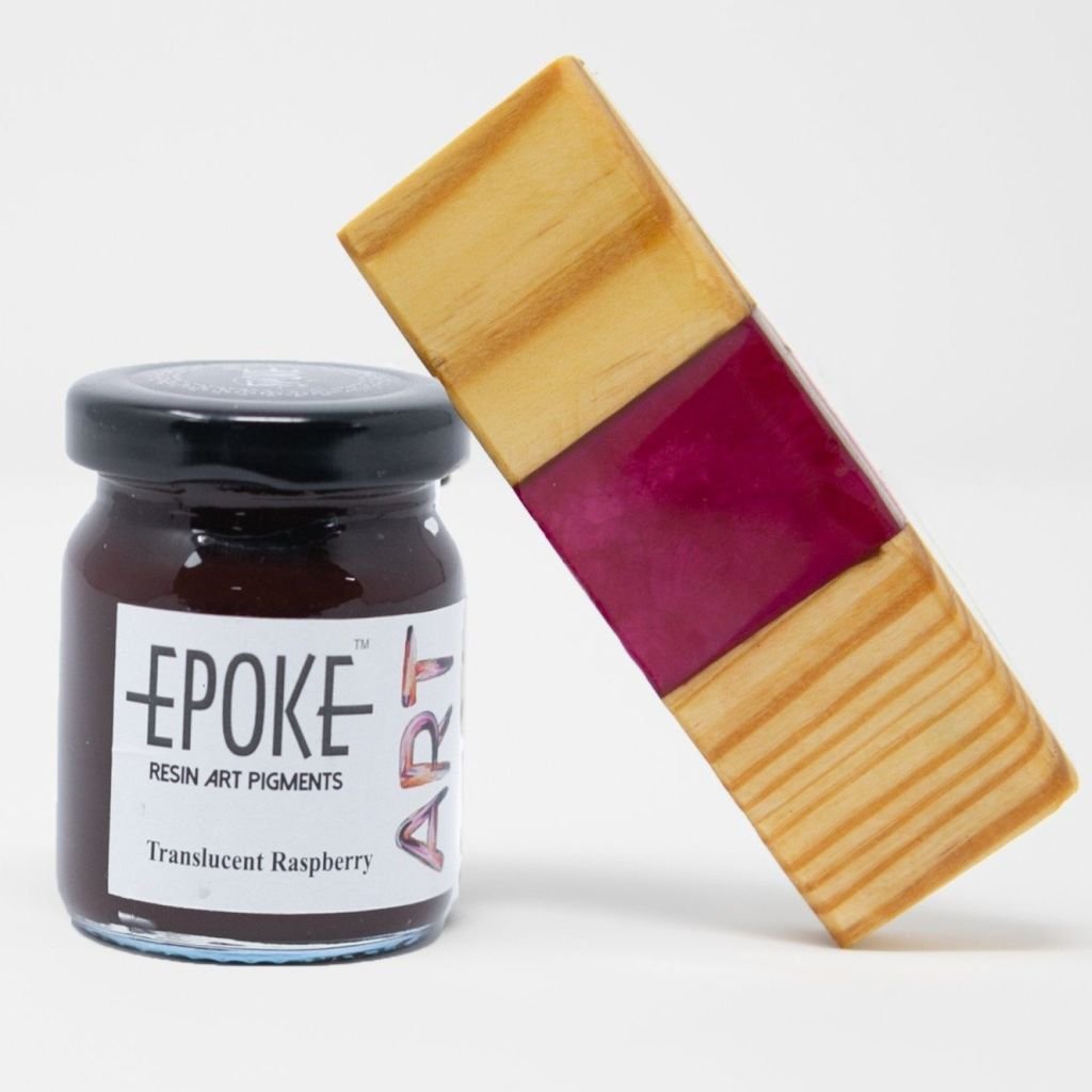 Epoke Art Epoxy Pigments Paste - 70 GM Bottle - Translucent Raspberry 