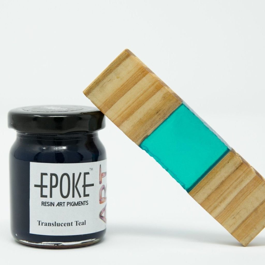 Epoke Art Epoxy Pigments Paste - 70 GM Bottle - Translucent Teal 