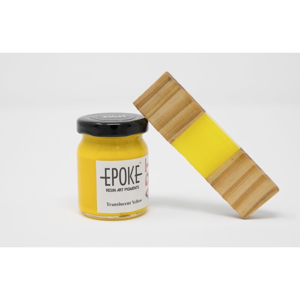 Epoke Art Epoxy Pigments Paste - 70 GM Bottle - Translucent Yellow 