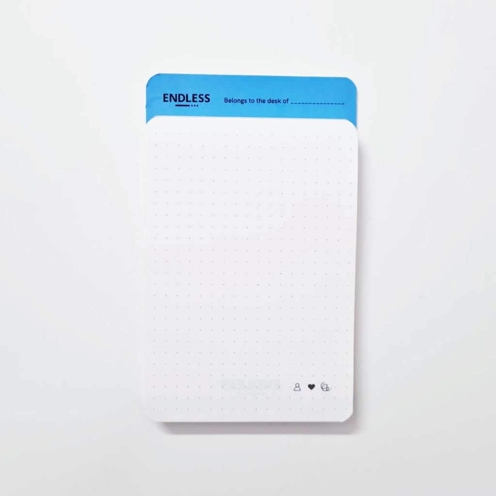 Endless Creative Block Tear-Off Notepad - Regalia Paper - 80 GSM Dotted A6 (3.5 x 5.1