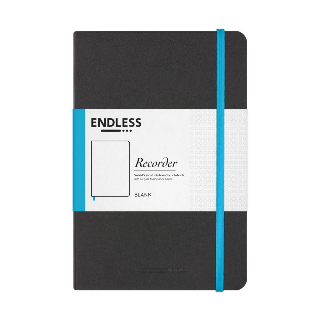 Endless Recorder - Infinite Space (Black) - Tomoe River Paper - 68 GSM Blank A5 (8.3 x 5.6
