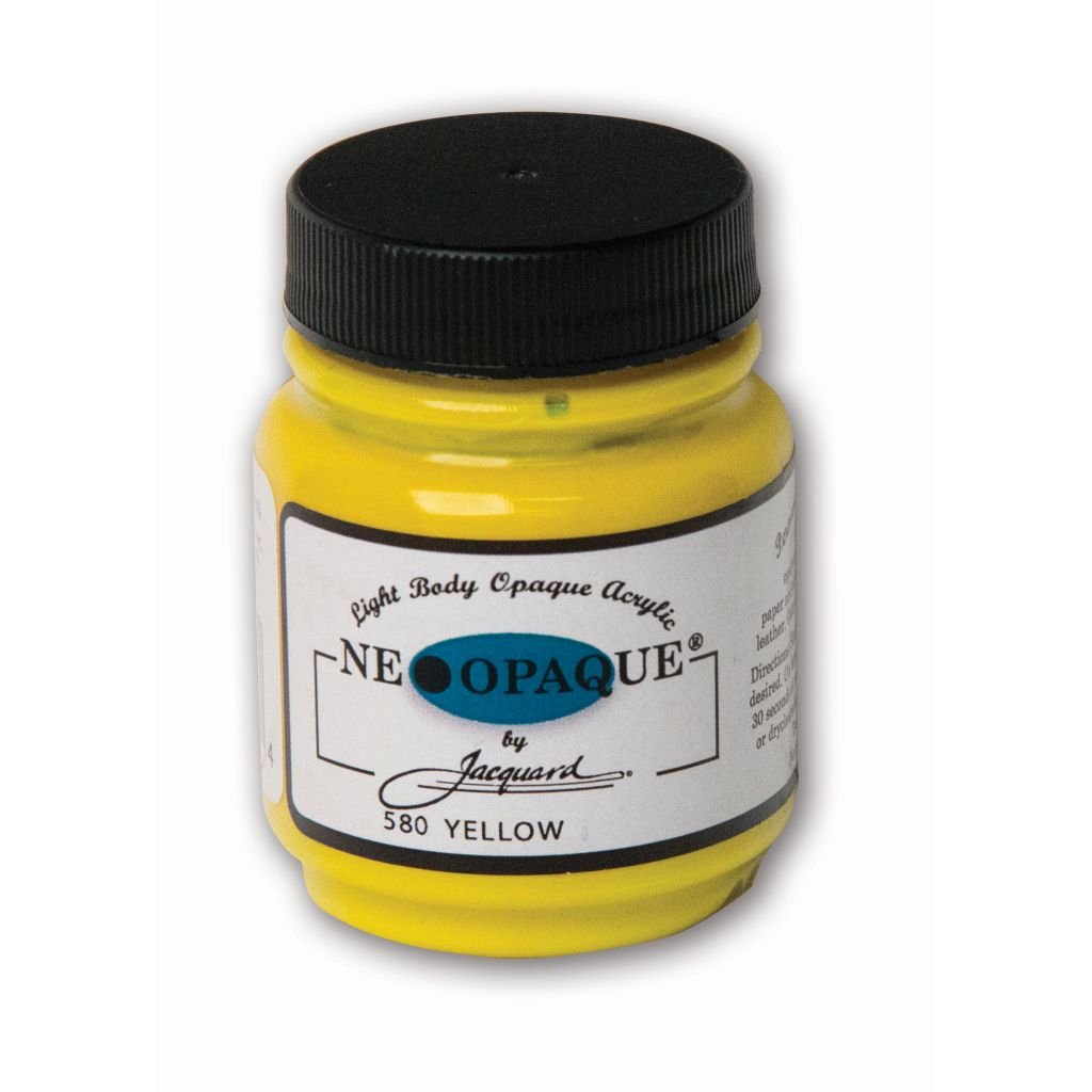 Jacquard Neopaque Fabric Colour - 2.25 Oz (66.54 ML) Jar - Yellow (580)