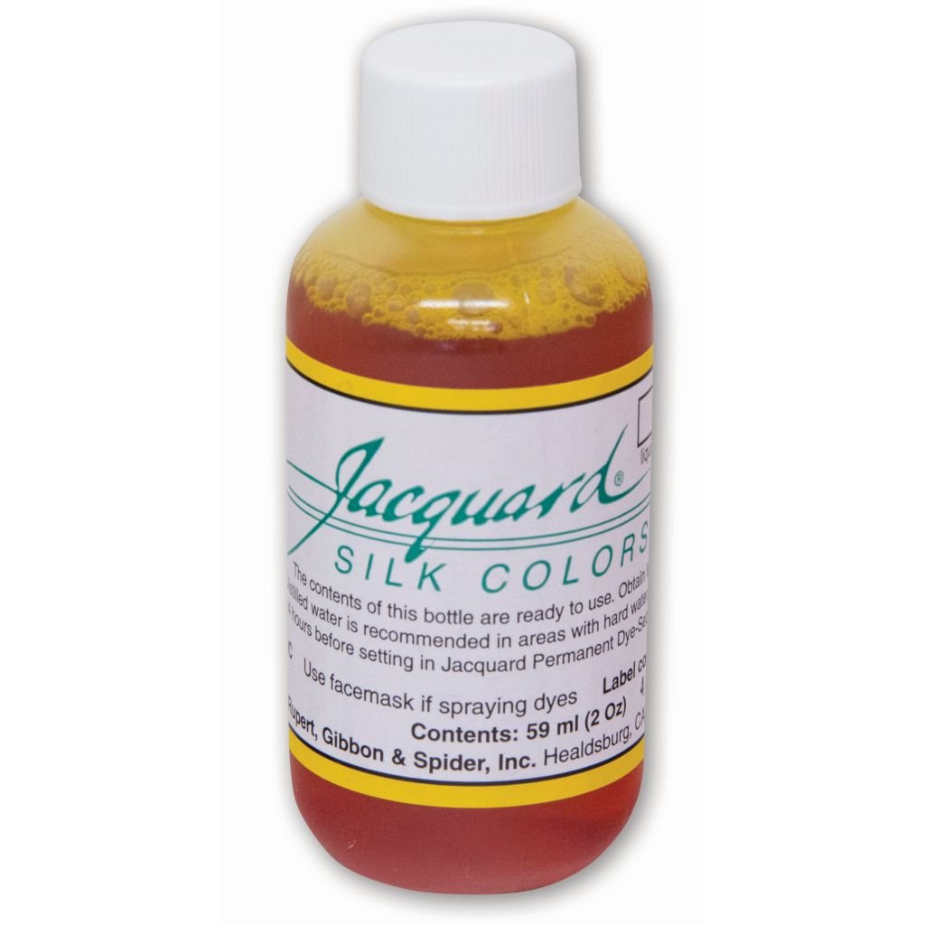 Jacquard Green Label - Silk Colour Dyes - 59 ML (2 Oz) Bottle - Yellow (703)