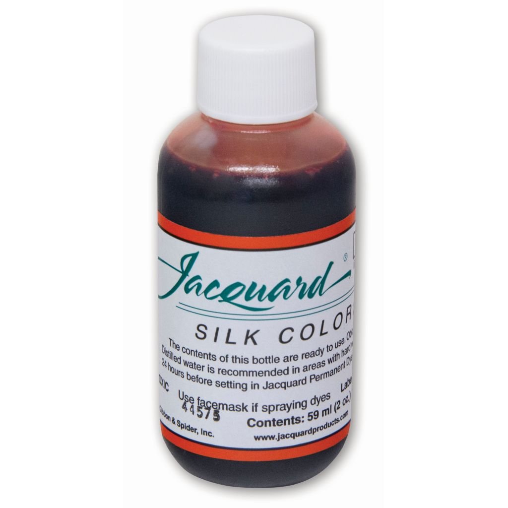 Jacquard Green Label - Silk Colour Dyes - 59 ML (2 Oz) Bottle - Poppy Red (710)