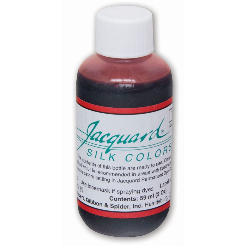 Jacquard Green Label - Silk Colour Dyes - 59 ML (2 Oz) Bottle - Scarlet (712)