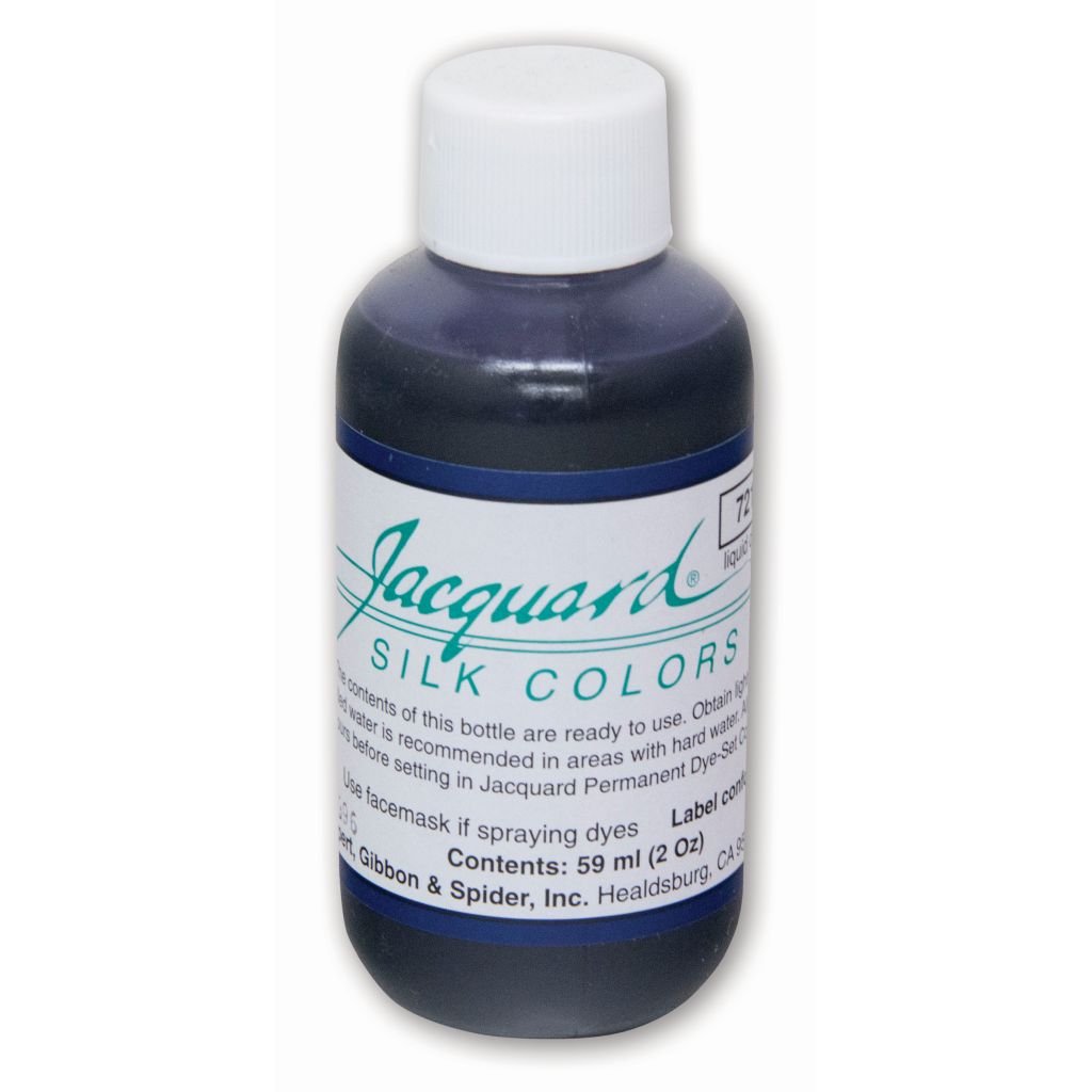 Jacquard Green Label - Silk Colour Dyes - 59 ML (2 Oz) Bottle - Royal Blue (722)