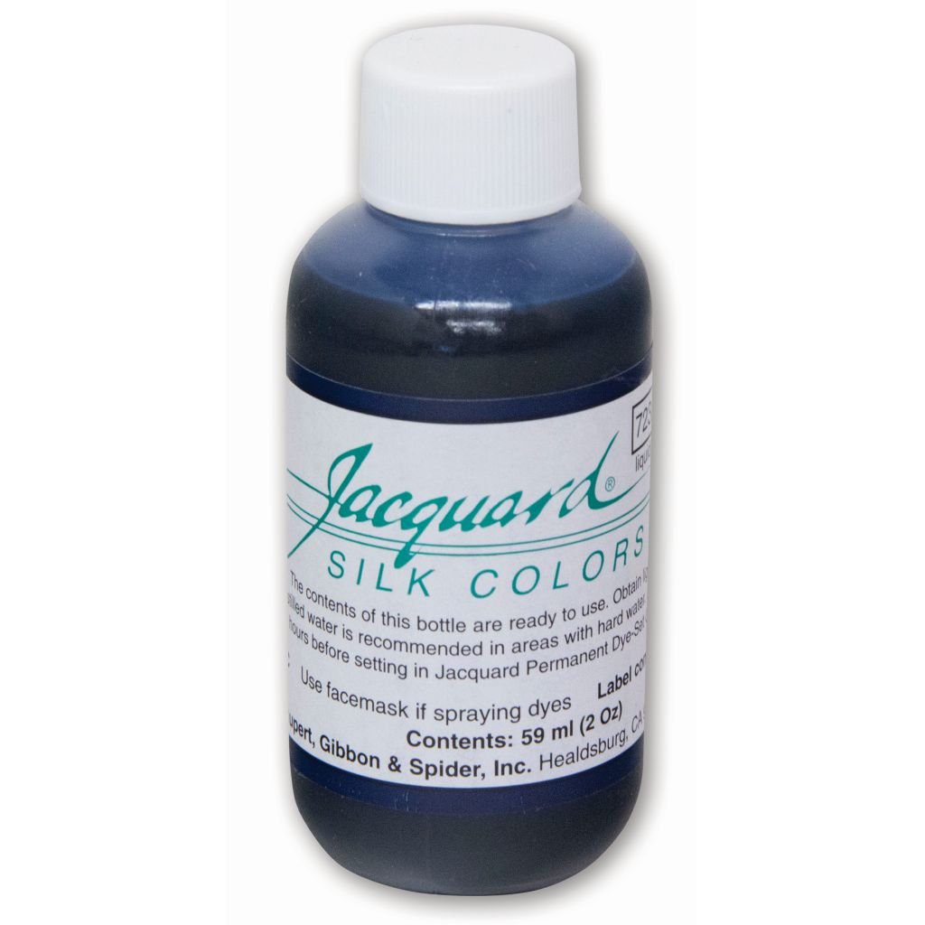 Jacquard Green Label - Silk Colour Dyes - 59 ML (2 Oz) Bottle - Sapphire Blue (723)