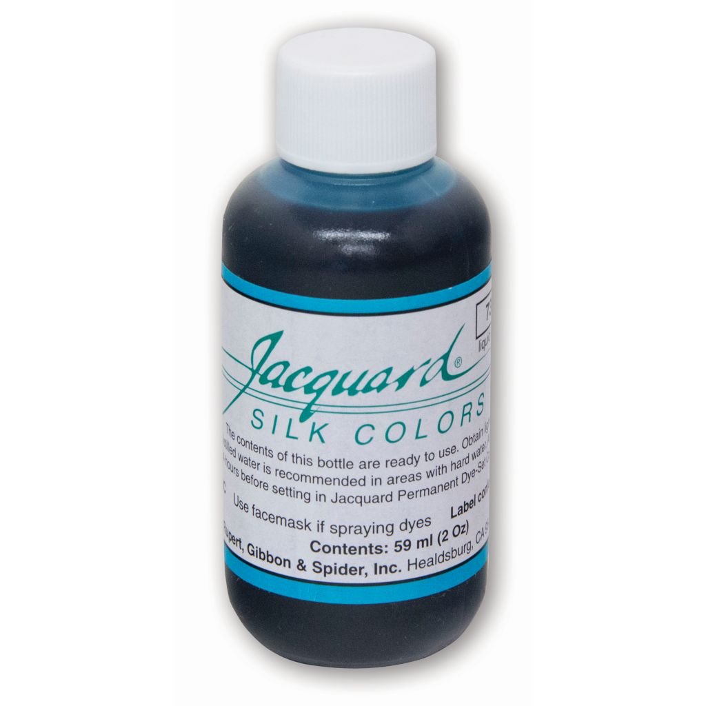 Jacquard Green Label - Silk Colour Dyes - 59 ML (2 Oz) Bottle - Turquoise (730)
