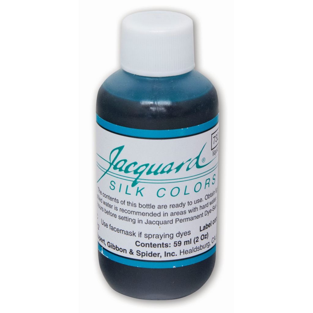 Jacquard Green Label - Silk Colour Dyes - 59 ML (2 Oz) Bottle - Marine Green (732)