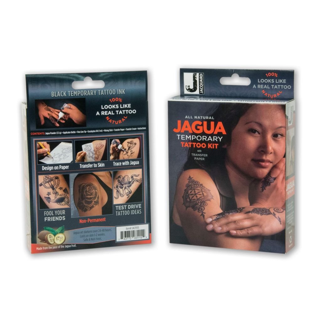 Earth Jagua Premium Black Temporary Tattoo Kit  Temp Tats