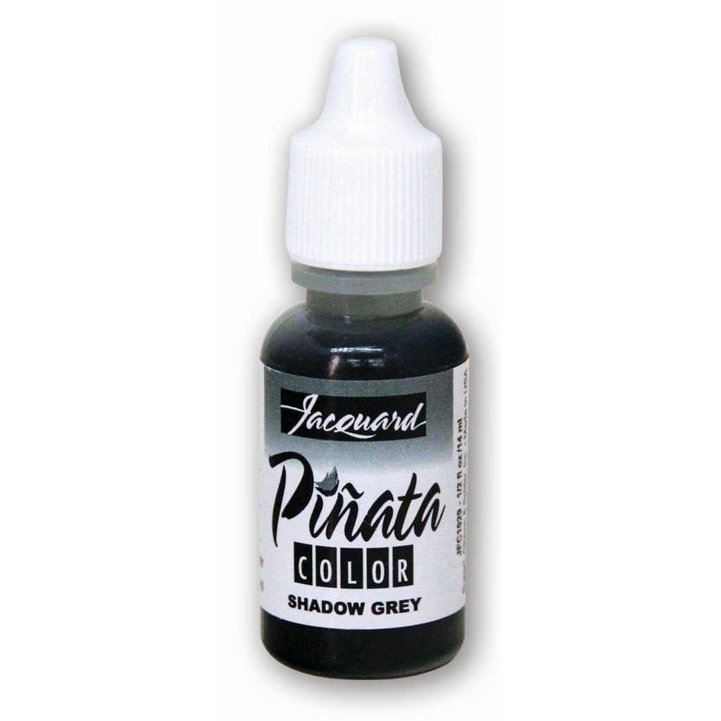 Jacquard Acid-Free Alcohol Inks - Pinata Colour - 14.79 ML (1/2 Oz) Bottle - Shadow Grey (029)