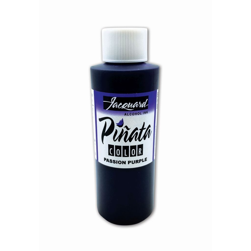 Jacquard Acid-Free Alcohol Inks - Pinata Colour - 118 ML (4 Oz) Bottle - Passion Purple (013)