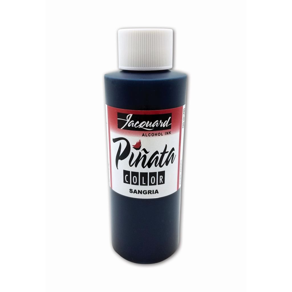 Jacquard Acid-Free Alcohol Inks - Pinata Colour - 118 ML (4 Oz) Bottle - Sangria (015)