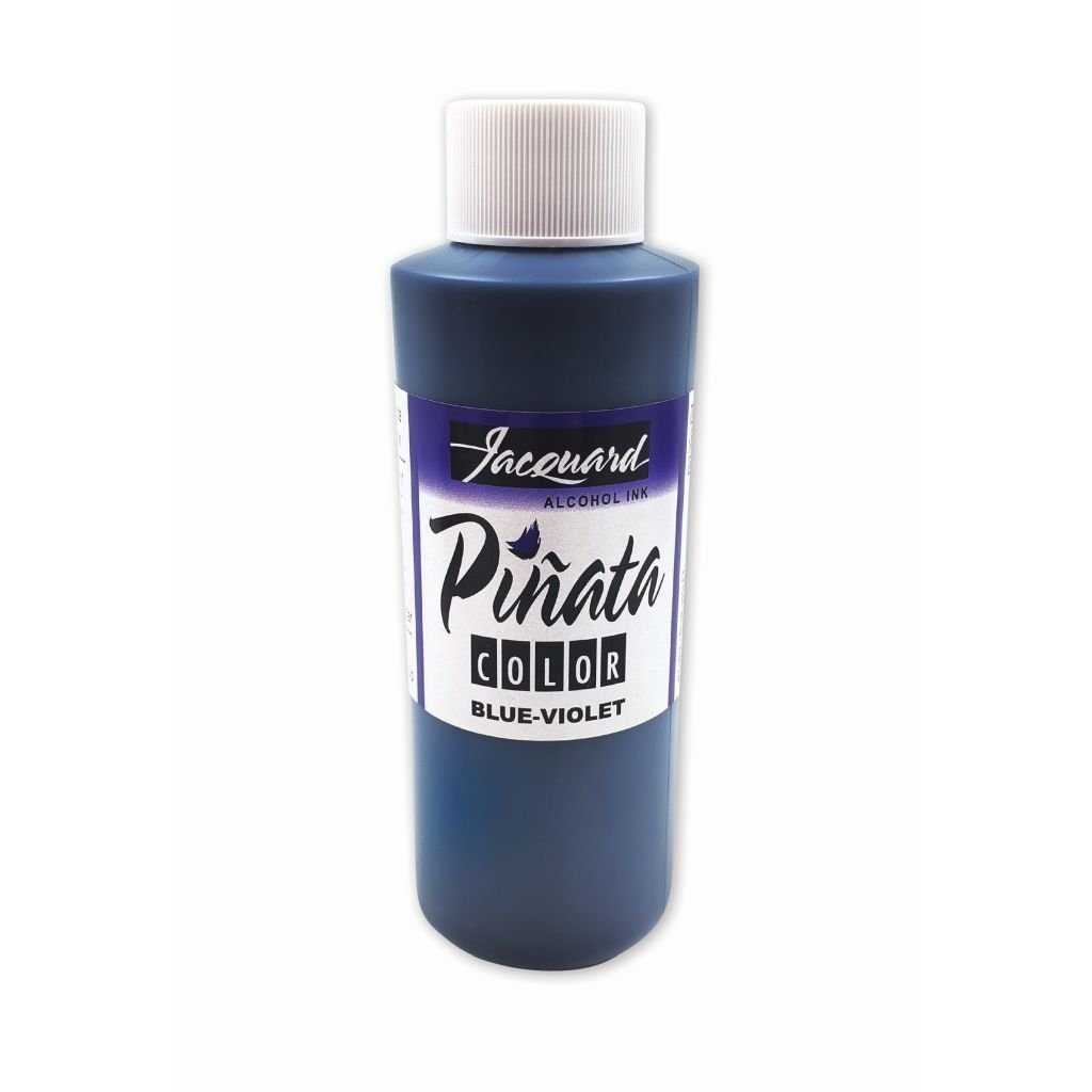 Jacquard Acid-Free Alcohol Inks - Pinata Colour - 118 ML (4 Oz) Bottle - Blue-Violet (016)