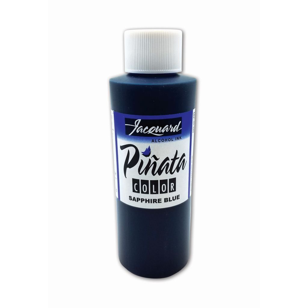 Jacquard Acid-Free Alcohol Inks - Pinata Colour - 118 ML (4 Oz) Bottle - Sapphire Blue (017)