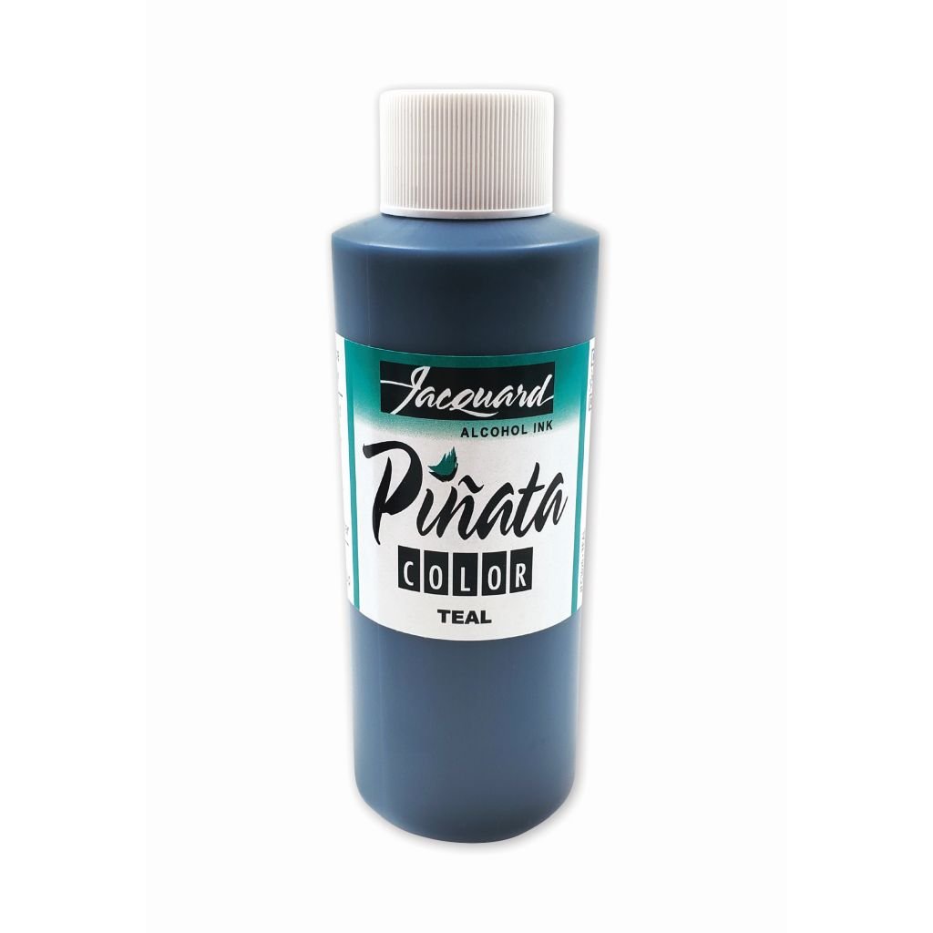 Jacquard Acid-Free Alcohol Inks - Pinata Colour - 118 ML (4 Oz) Bottle - Teal (020)