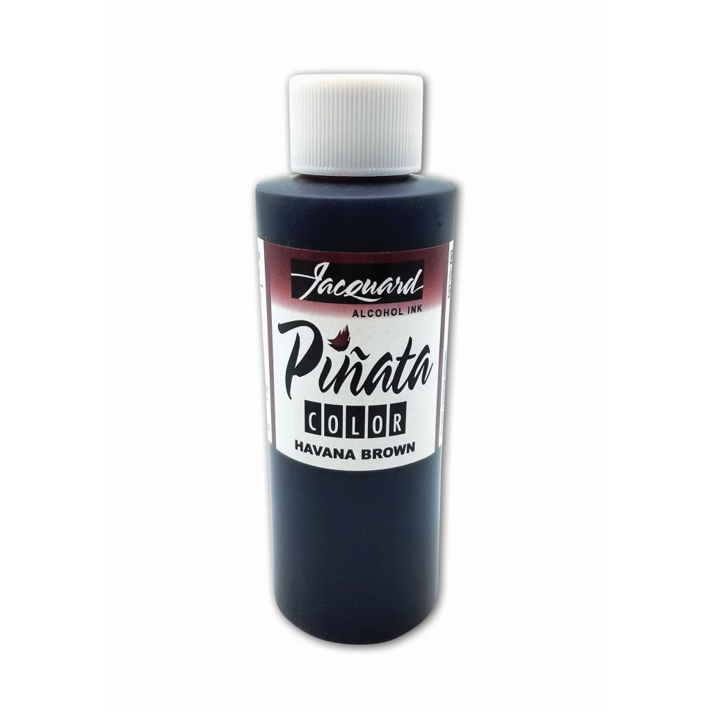 Jacquard Acid-Free Alcohol Inks - Pinata Colour - 118 ML (4 Oz) Bottle - Havana Brown (027)