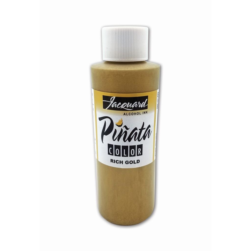 Jacquard Acid-Free Alcohol Inks - Pinata Colour - 118 ML (4 Oz) Bottle - Rich Gold (032)