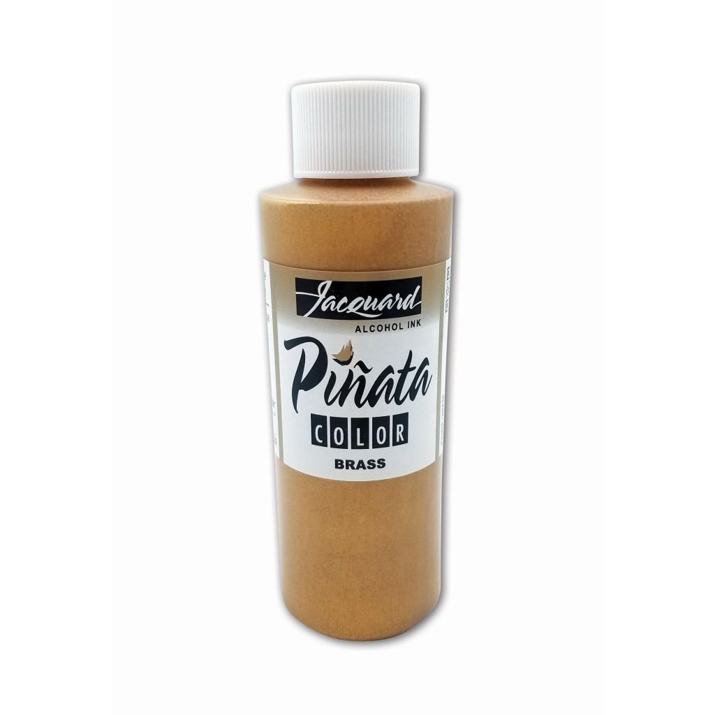 Jacquard Acid-Free Alcohol Inks - Pinata Colour - 118 ML (4 Oz) Bottle - Brass (035)
