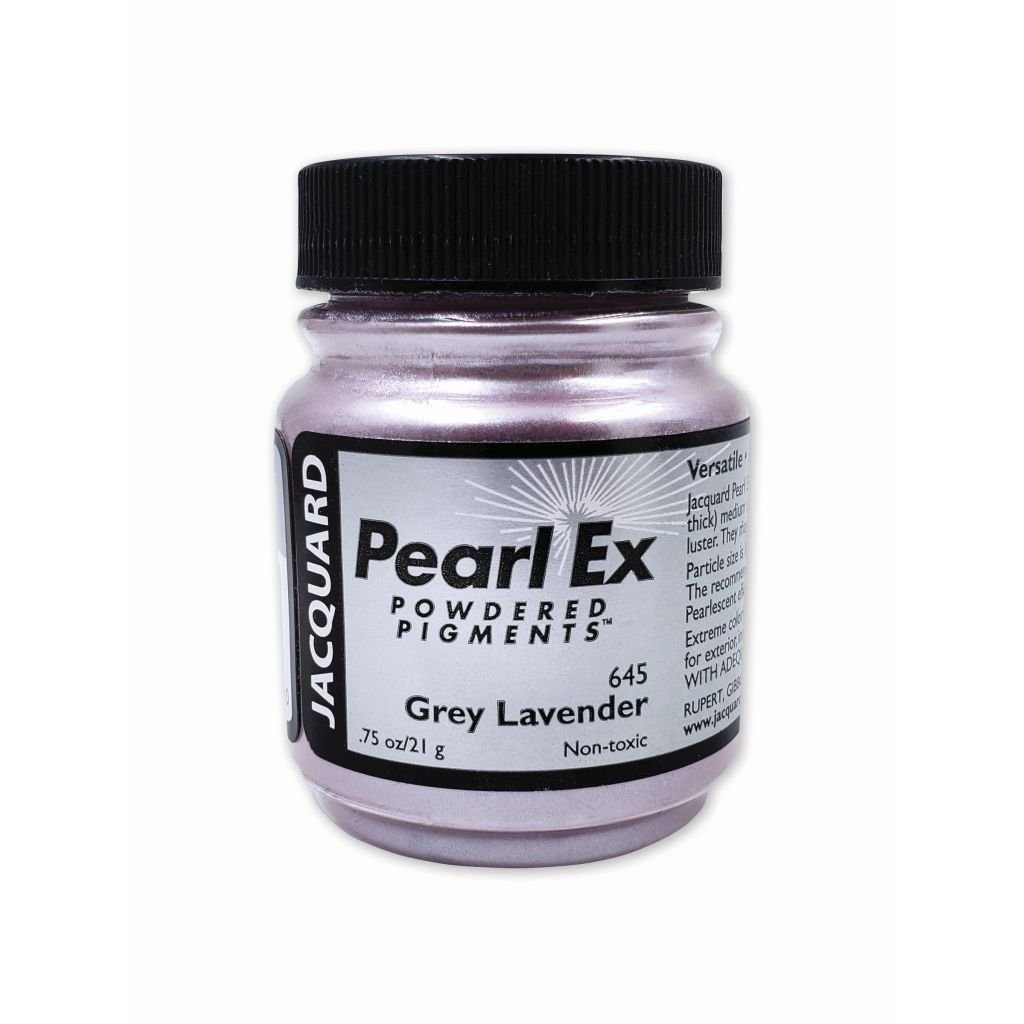 Jacquard Pearl Ex Powdered Pigments - 0.75 Oz (21.26 GM) Jar - Grey Lavender (645)